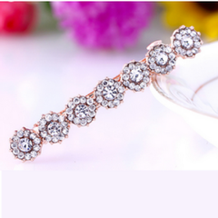 Clear Rhinestones Barrette