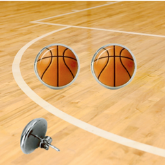 Basketball <br> Medical Grade Surgical Stainless <br> Steel Posts